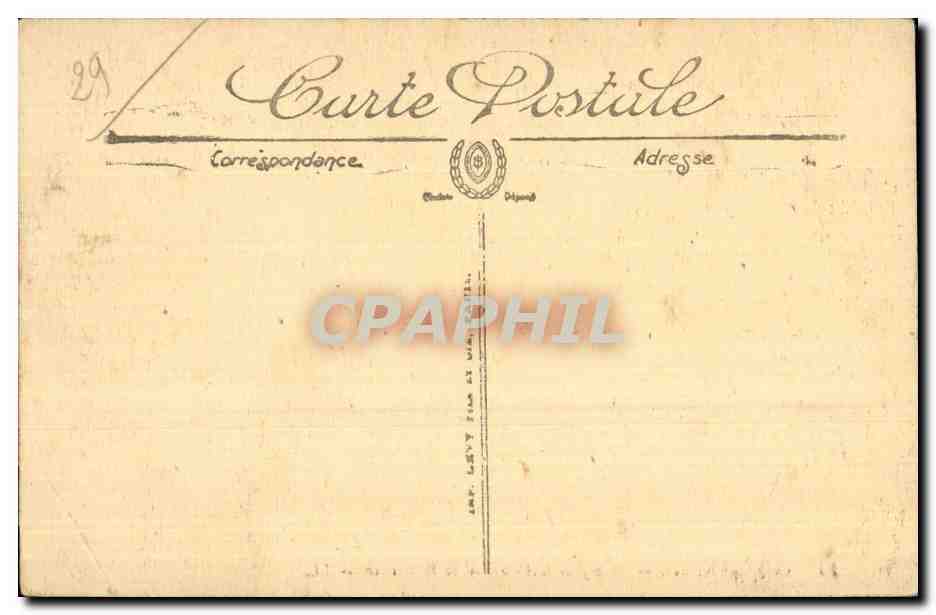 CPA Concarneau Le Beffroi et Entree de la Ville close — Rückseite