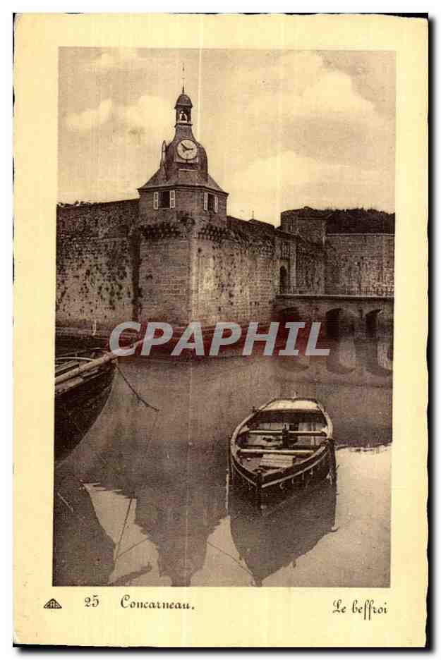 CPA Concarneau Le beffroi