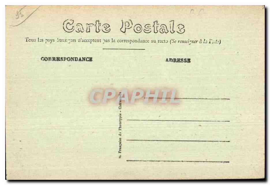 CPA Rennes Un Bassin du Jardin des Planies et les Serres — Rückseite
