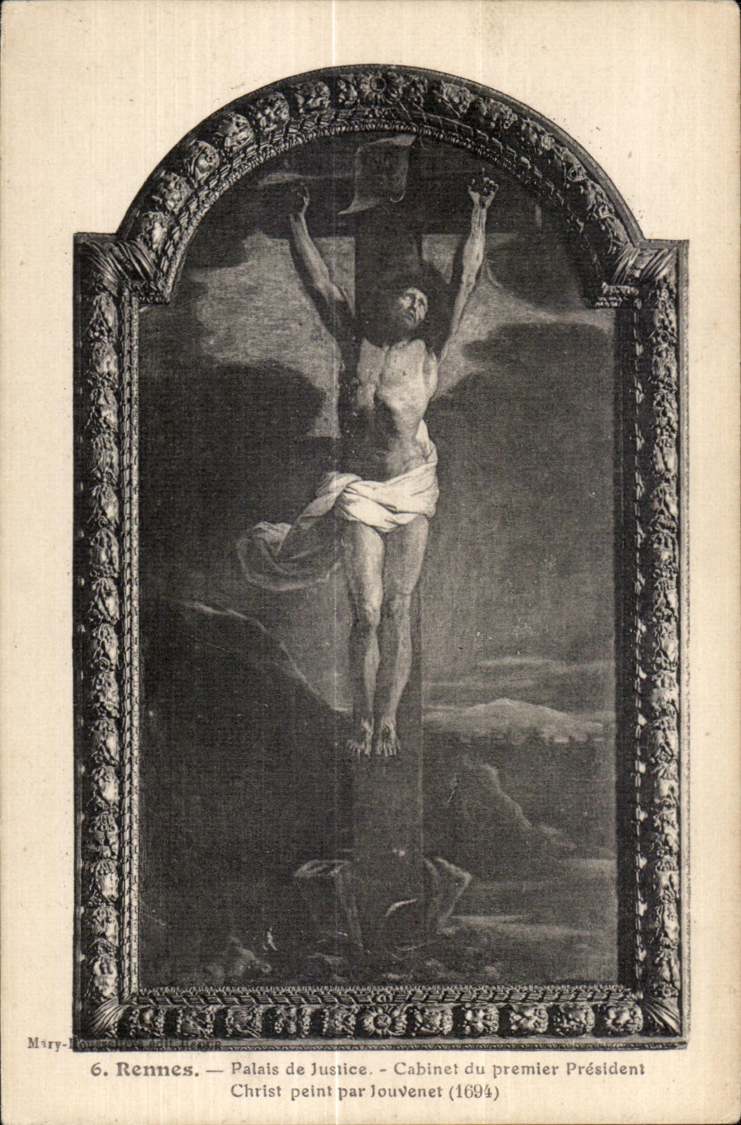 Christ crucifié — Palais de Justice, Rennes — peint par Jouvenet (1694)