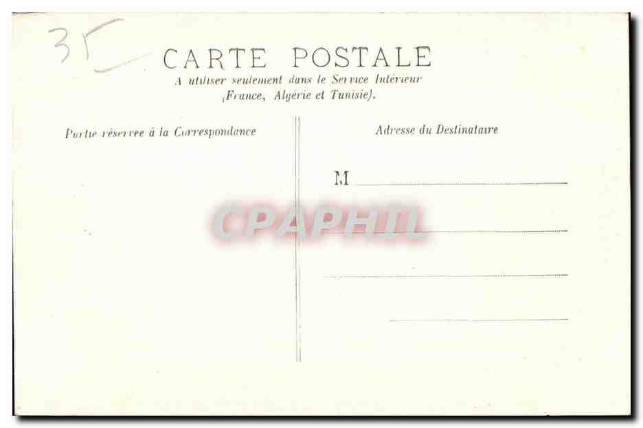 CPA Rennes La Cathedrale (Repr interd) — Rückseite