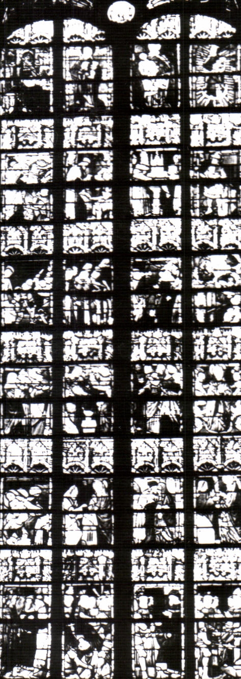 Vitrail de l'église Saint-Germain de Rennes — XVIIe siècle — Reprod'PHIL