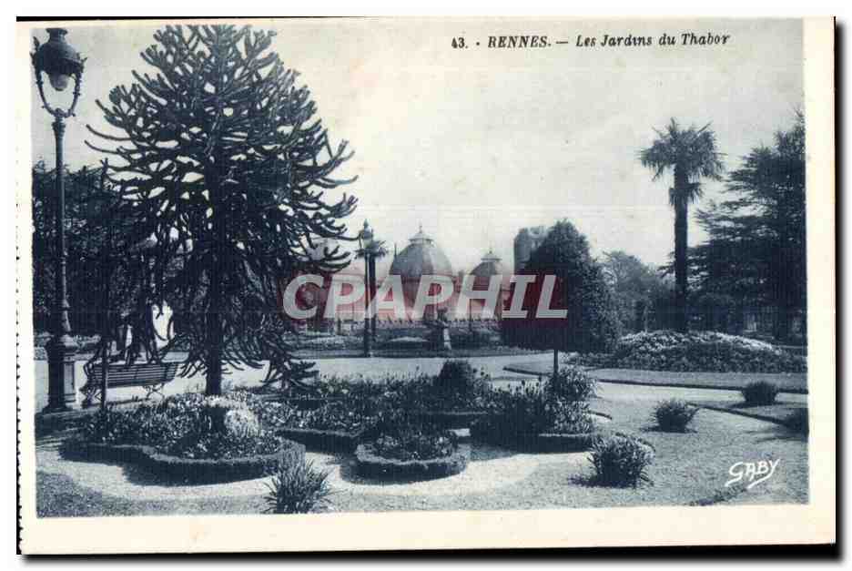 Rennes — Les Jardins du Thabor — Graby