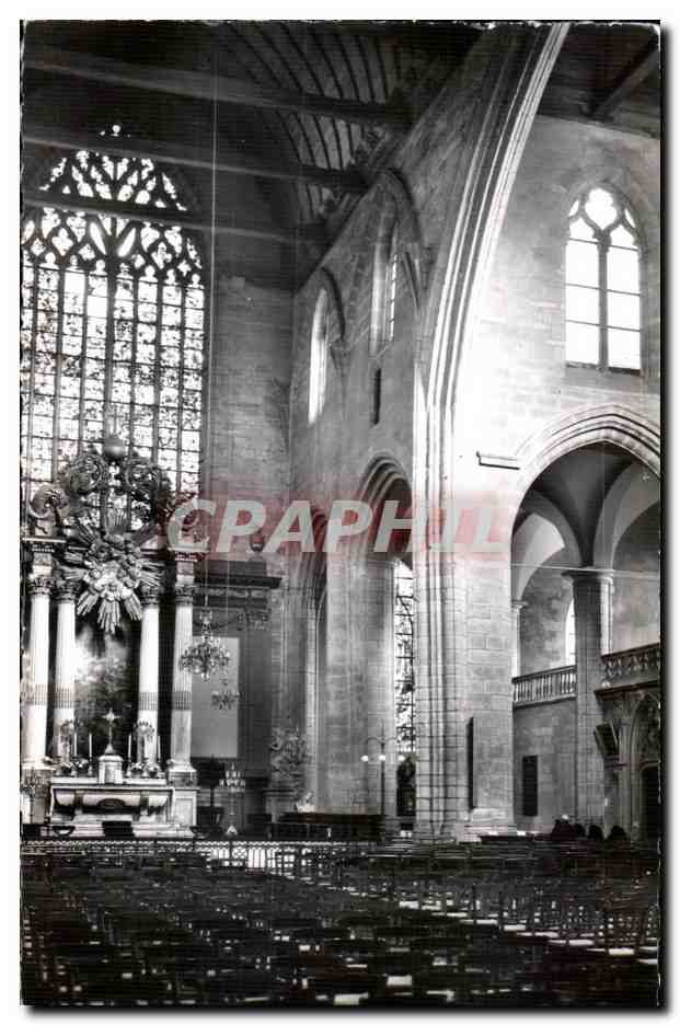 Église Saint-Germain de Rennes — Vue sur le chœur et le bas-côté sud — Reprod. Interdite