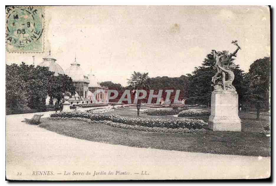 CPA Rennes Les Serres du Jurdin des Plantes