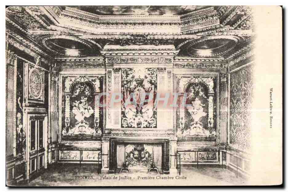 Rennes - Palais de Justice - Première Chambre Civile — Warnet-Laberte, Rouans