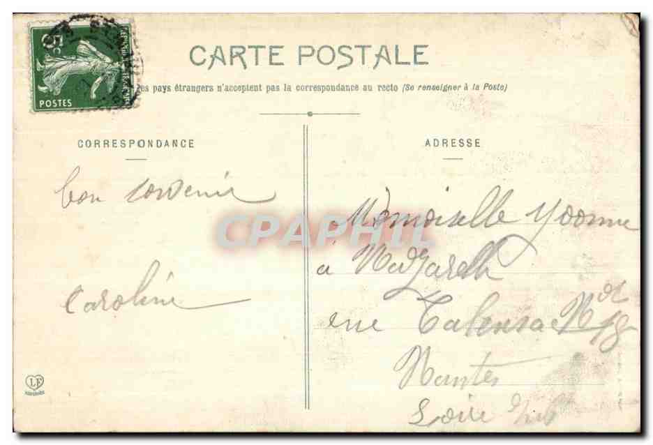 CPA Souvernir Du cinquantenaire — Verso