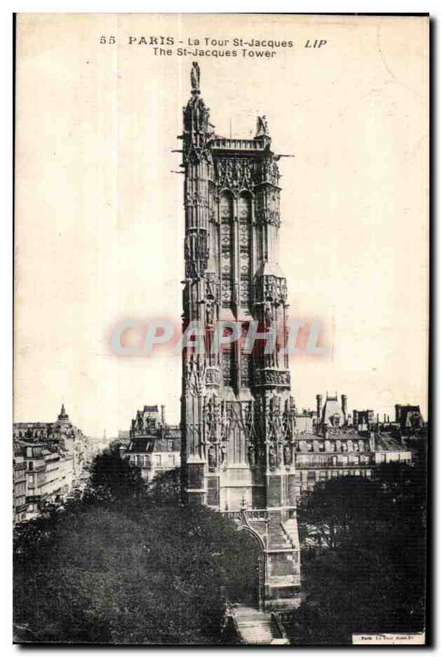 CPA Paris La Tour St Jacques Lip The St Jacques Tower