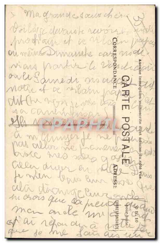 CPA Combourg (Ille et Vilaine) Interieur du Chateau — Rückseite