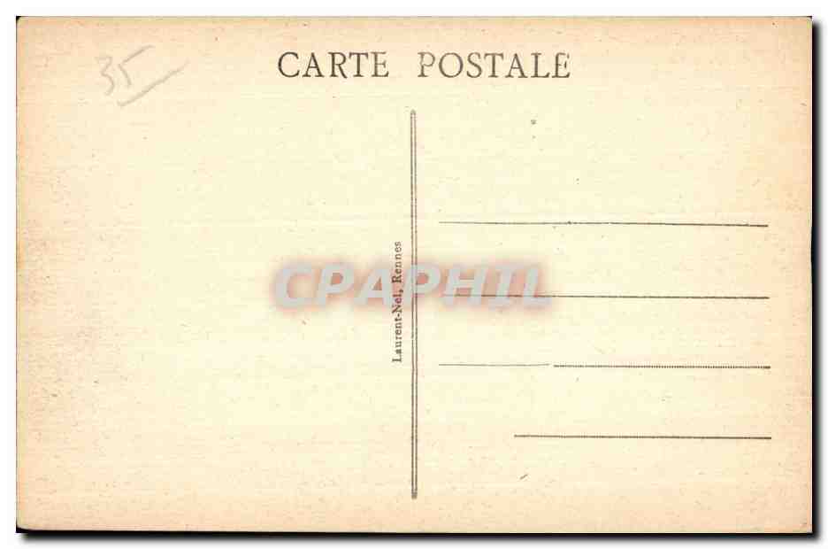 CPA Combourg La Chateau La forteresse actuelle qui annonce une reconstrnction du XV siecle parait avoir ete releve par — Rückseite