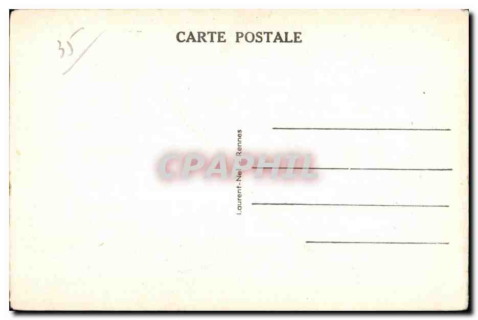 Château de Combourg — Tours du Maure, du Croisé et du Chat — éditeur Lois, n° 2516 — Reverso