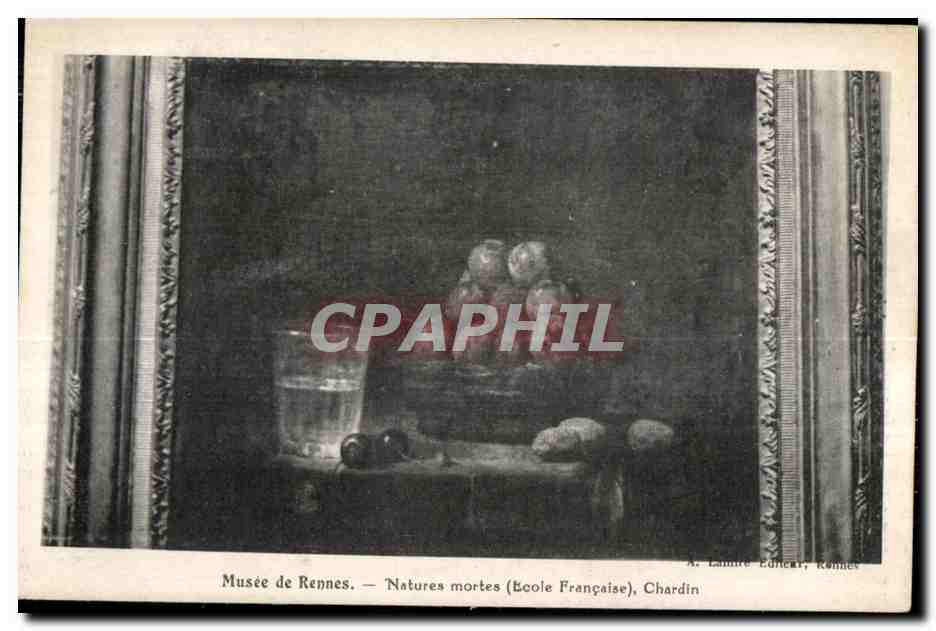 Musée de Rennes — Natures mortes (École Française), Chardin — M. Lammé Éditeur, Rennes