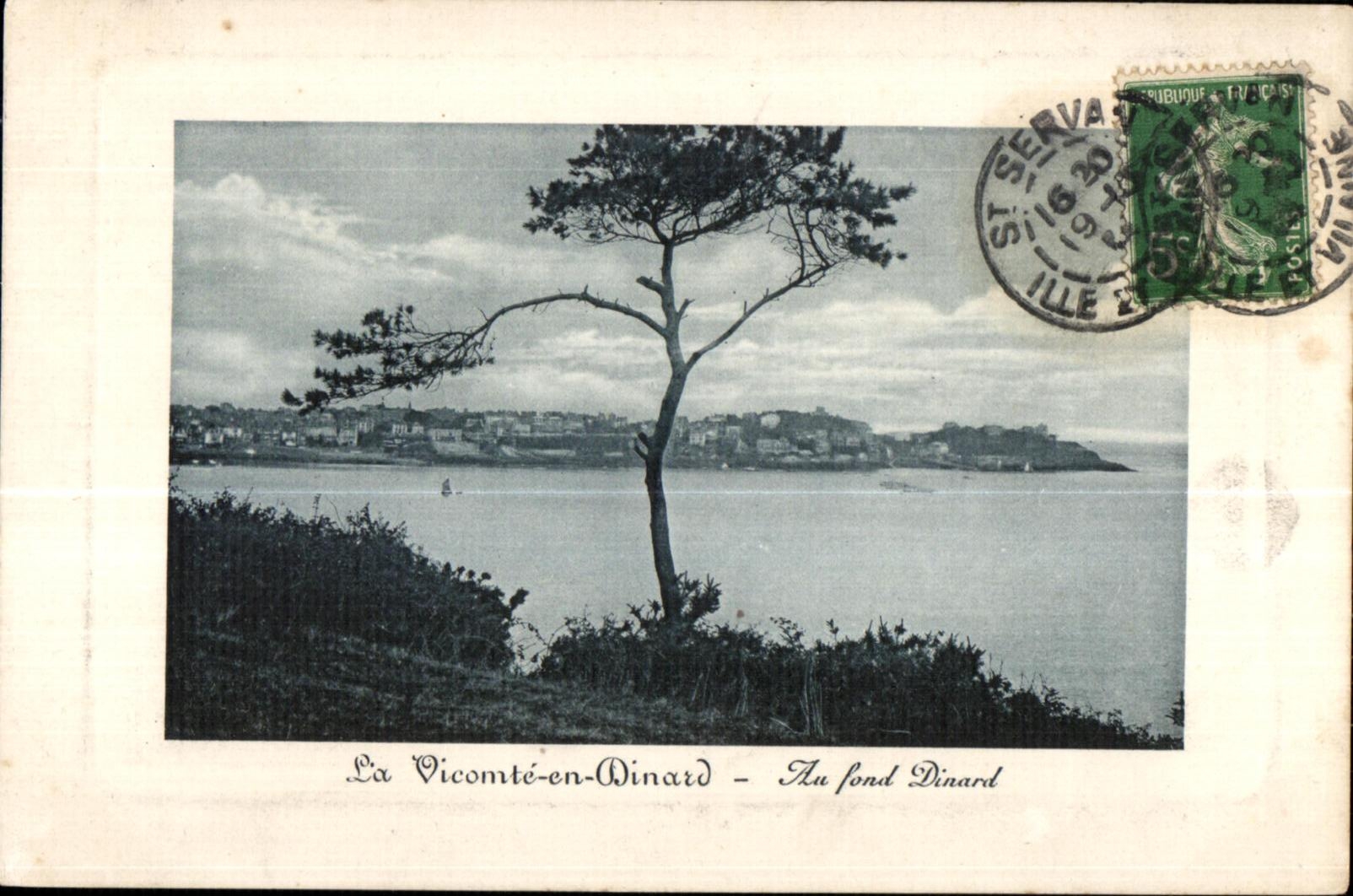 La Vicomté-en-Dinard — Au fond Dinard — Éditeur non identifié, n° de série non visible