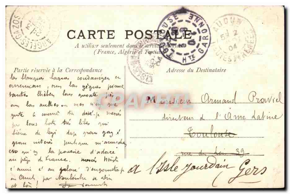 Troupeaux de vaches dans les Hautes-Pyrénées — Hautes-Pyrénées — 71 — éditeur MT — Verso