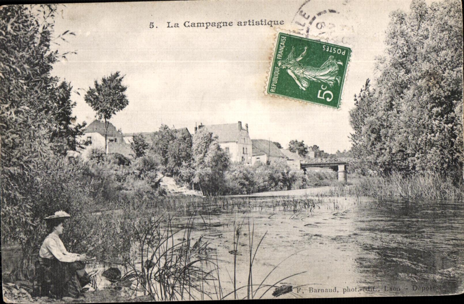 CPA La Campagne artistique Laon 