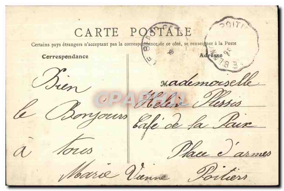 CPA Les Chansons de Jean Rameau Conseil d Amis Renseignement Folklore  — Verso