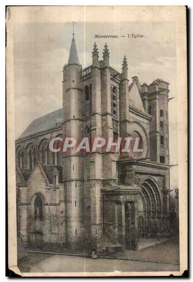 Montereau — Die Kirche — Verleger unbekannt