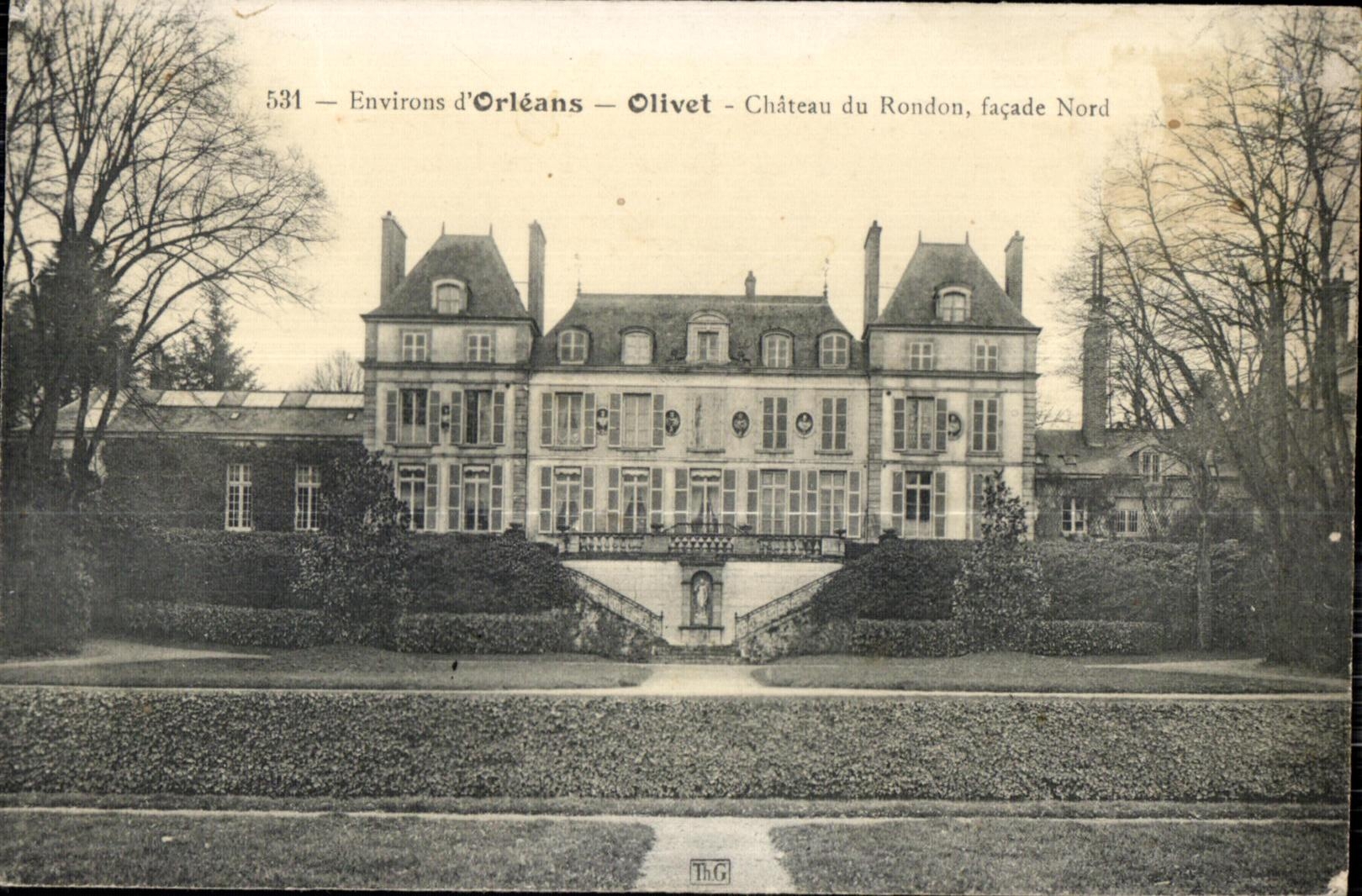 CPA Environs d Orleans Olivet Chateau du Rondon Facade Nord