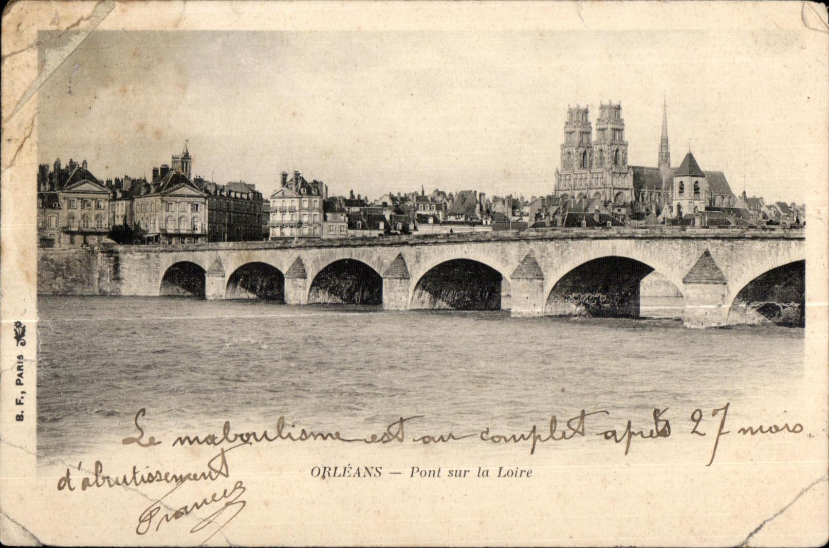 CPA Orleans Pont sur la Loire