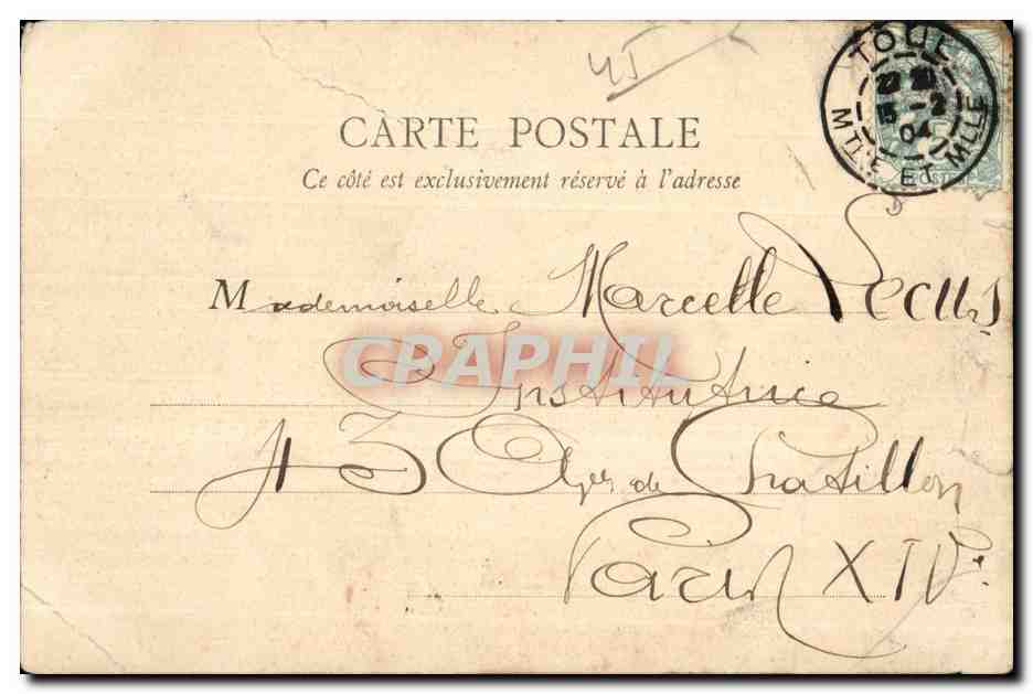 CPA Orleans Pont sur la Loire — Verso