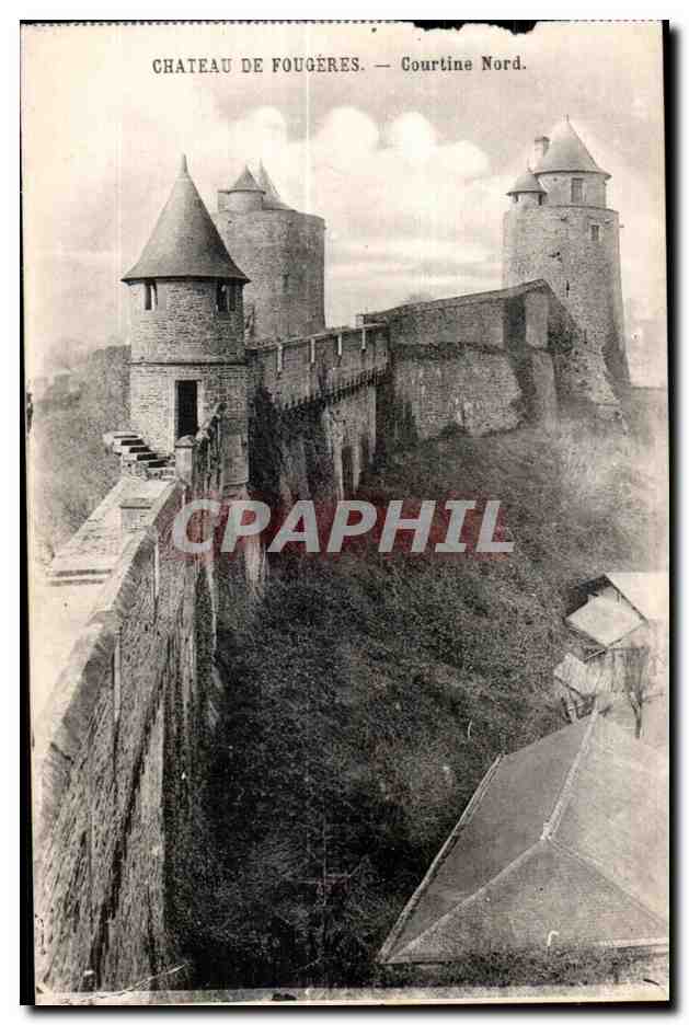 Château de Fougères — Courtine Nord — Éditeur non identifié