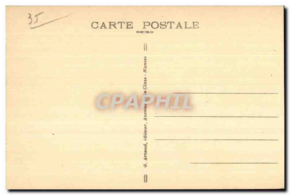Fougeres — Les Remparts — Les Tours Mélusine et du Gobelin (XIIIe siècle) — Reverso