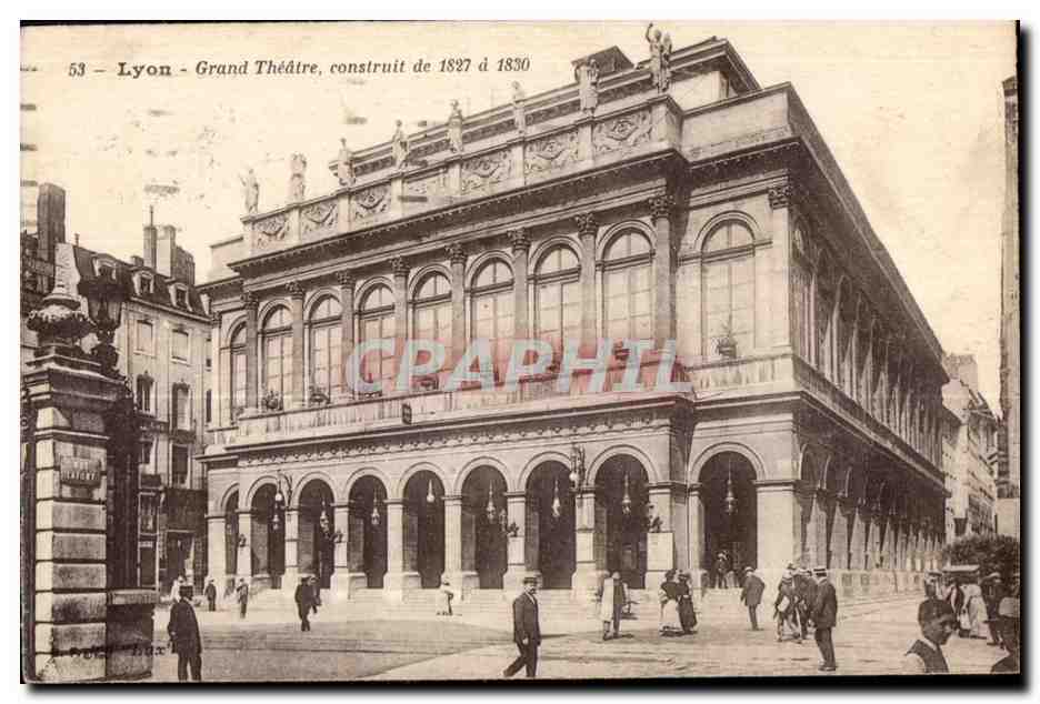CPA Lyon Grand Theatre Comstruit de