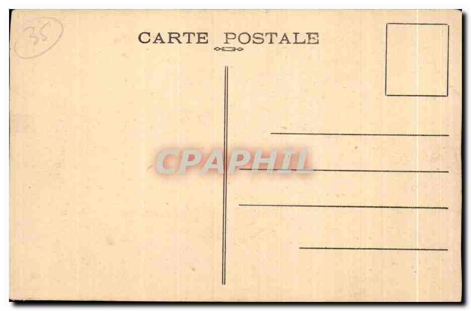 Fougères (I. et-V.) - El viejo Castillo - Parte de los Baluartes, lado Norte - La Torre de Vigilancia y la Torre de los Gobelins — A. Lanire, Ed. Rennes, n°2 — Reverso