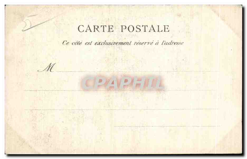 Fougères — La Grande Poterne du Château — G.F. — Collection Girmman, St-Malo — Achterkant