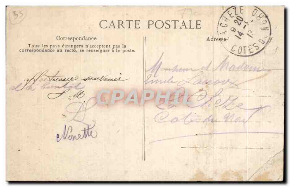CPA La Bretagne Rennes La Musee — Reverso