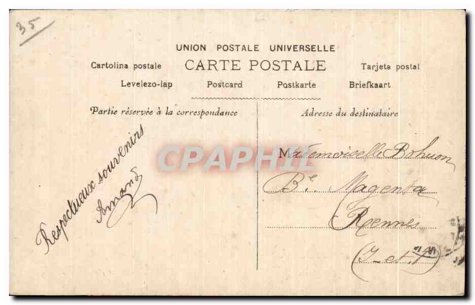 La 6e cascade du Thabor — Rennes — A.G. 10 — Reverso