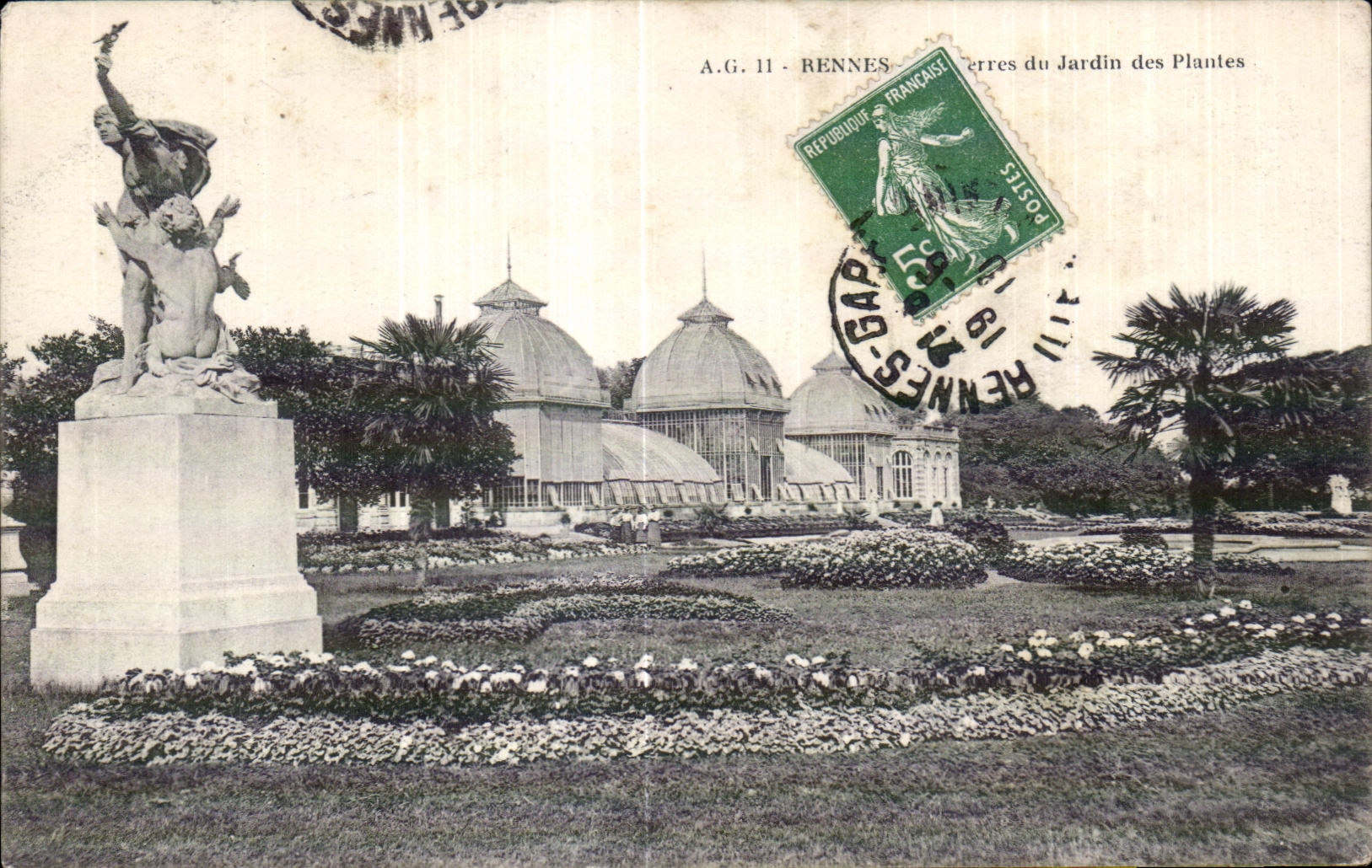 Jardin des Plantes à Rennes — serres du Jardin des Plantes — A.G. 11