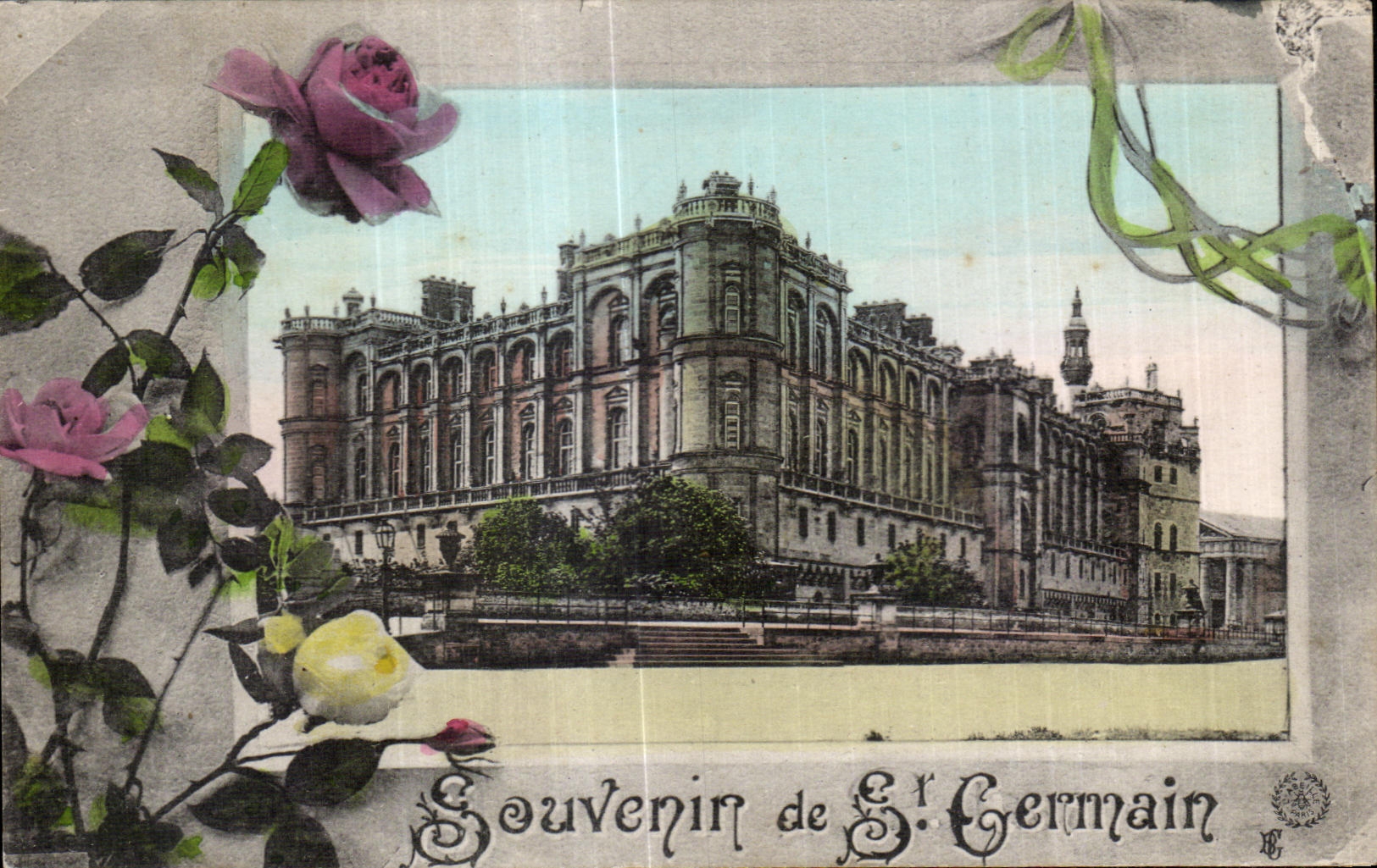 CPA Souvenir de st Germain