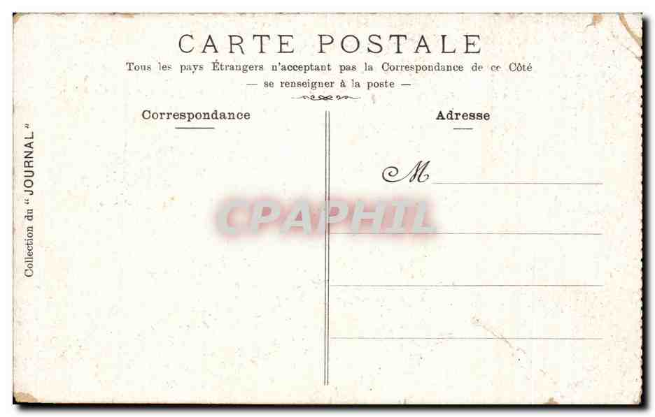 CPA La Palais Salon Mari Antoinette Versailles — Verso
