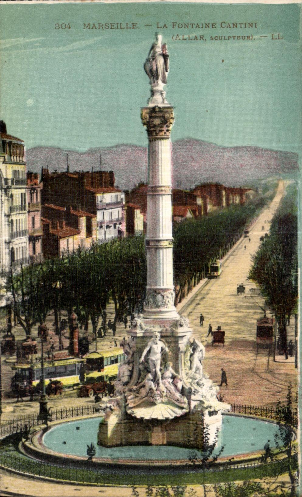 CPA Marseille La Fortaine Cantini