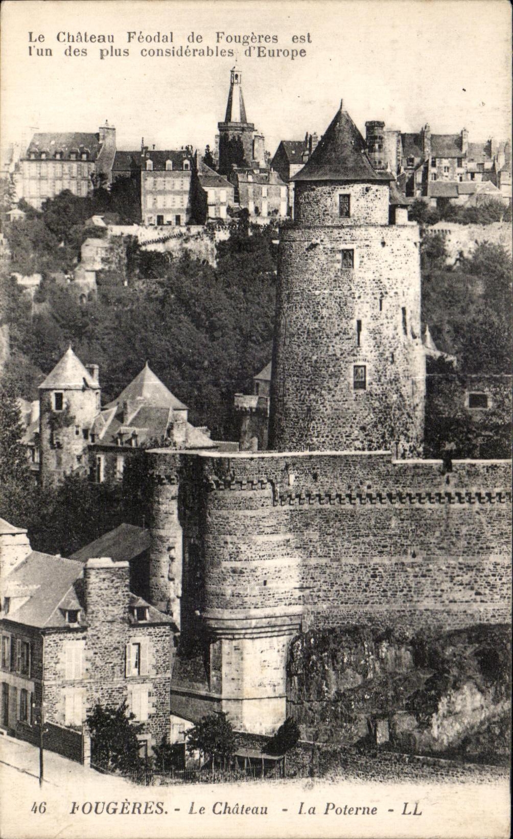 Fougères - Das Schloss - Die Pforte - LL 46