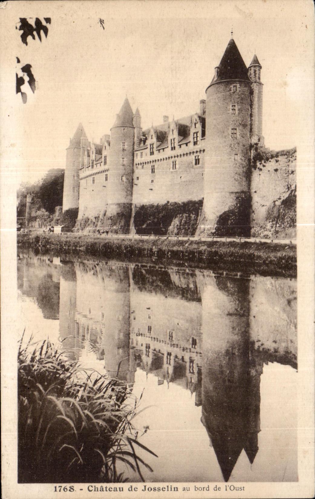 Château de Josselin au bord de l'Oust — 1768 — éditeur inconnu