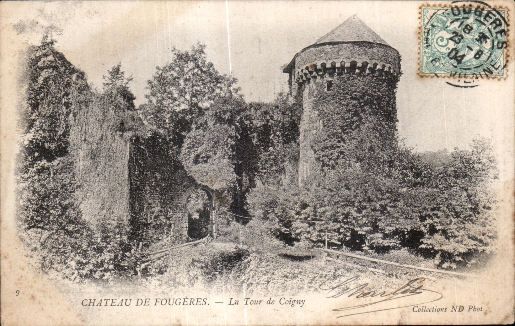 Zamek w Fougères — Wieża Coigny — Zbiory ND Phot