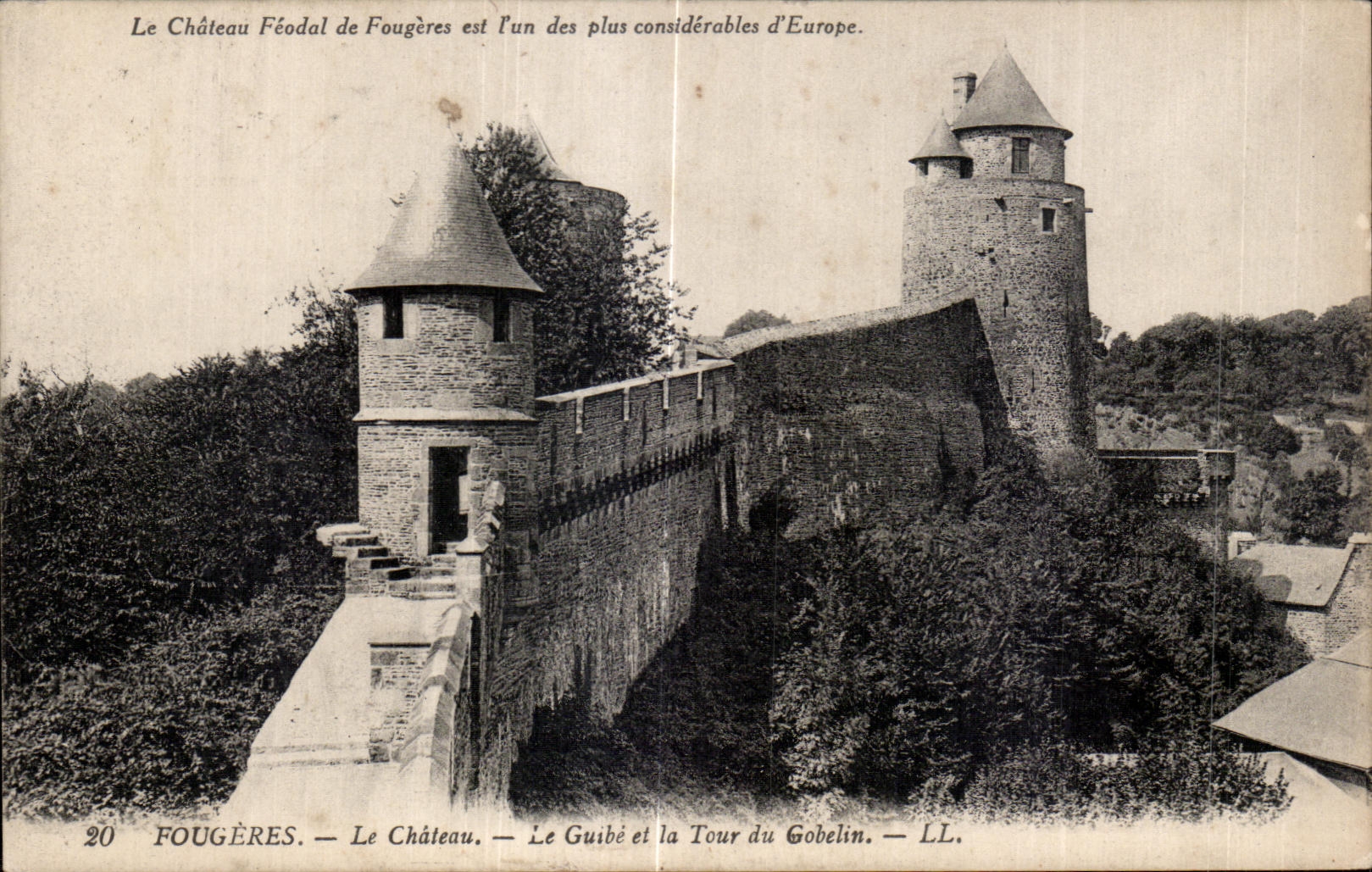 Fougères — Das Schloss, Le Guibé und die Tour du Gobelin — LL.