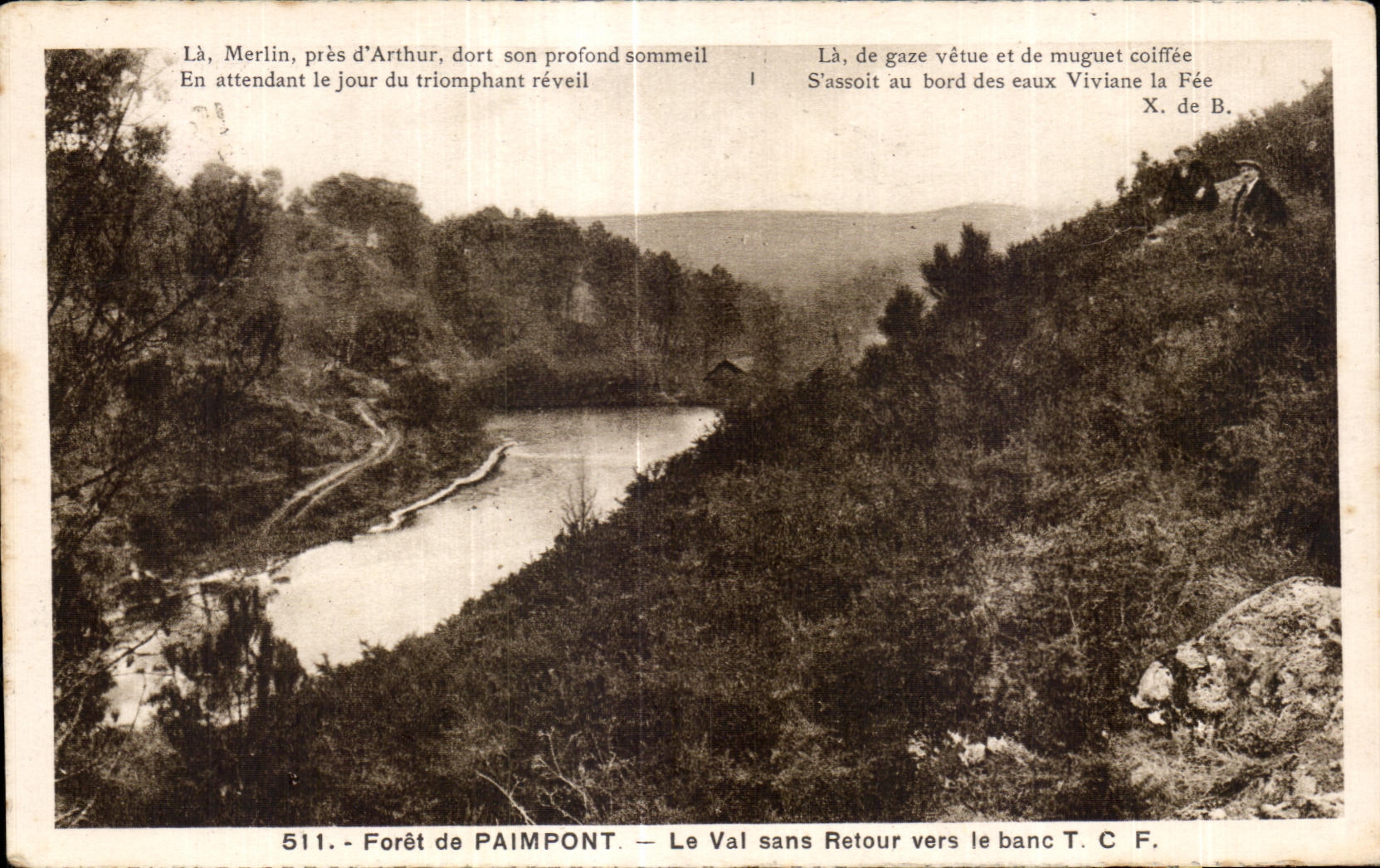 Forêt de Paimpont — Le Val sans Retour — T. C. F.