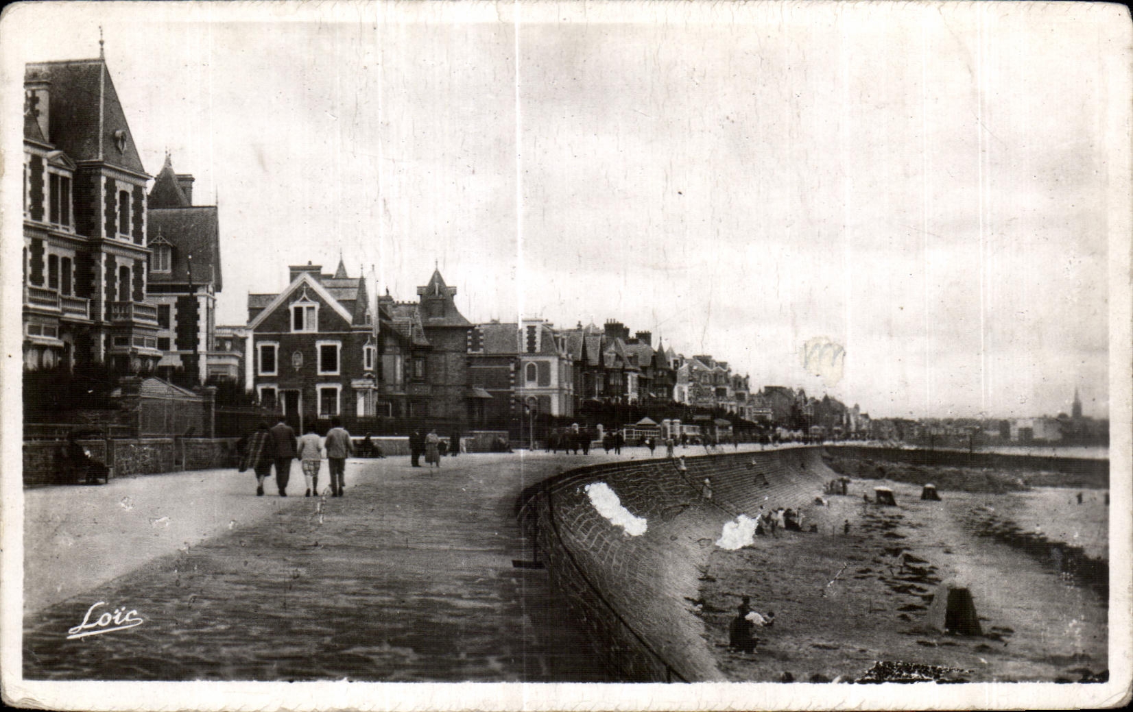 Saint-Malo — La Digue — Côte d'Émeraude — éditeur Lorc