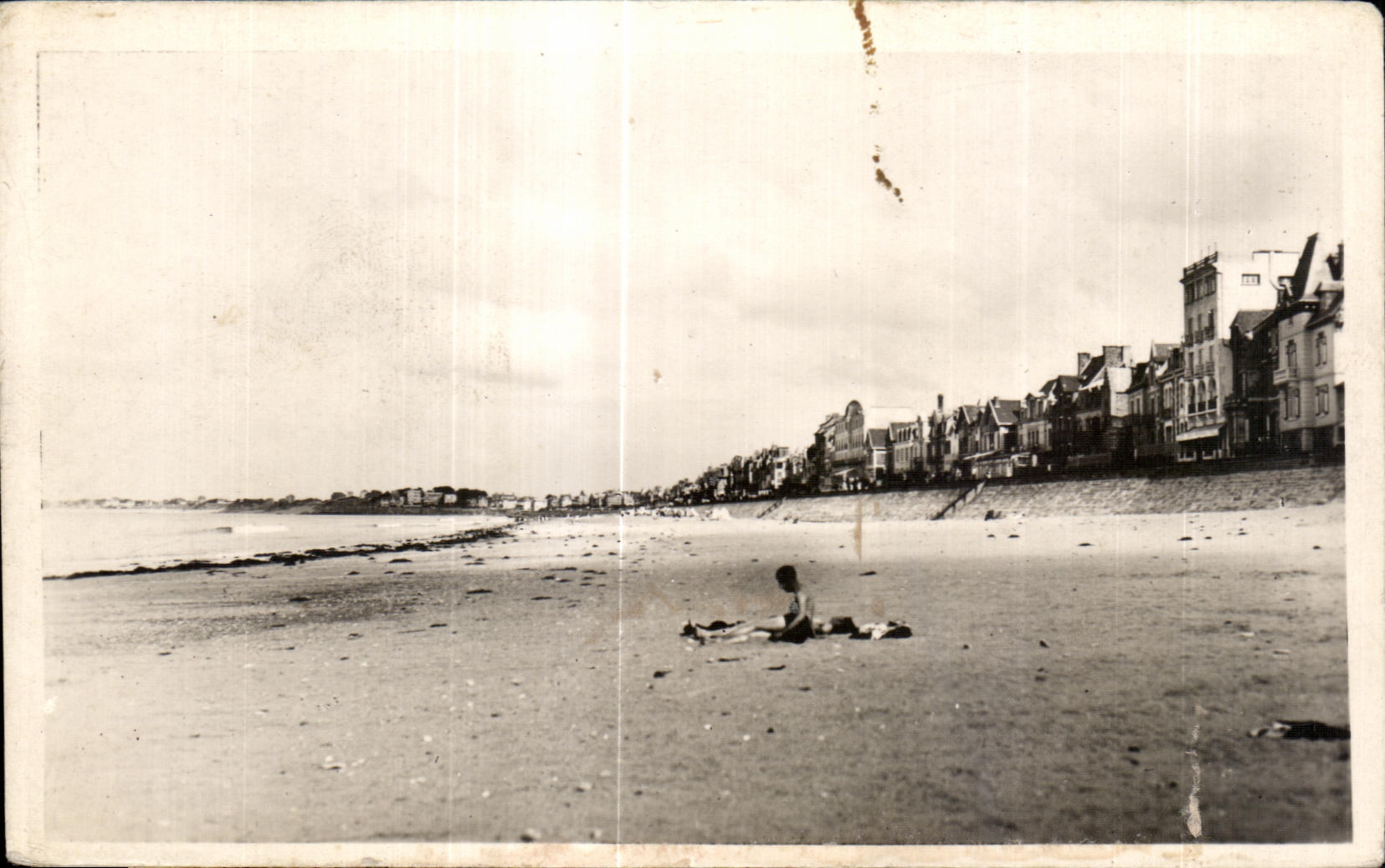Digue de Rochebonne et les villas — Paramé — Édition « LA CIGOGNE », série du Pré-Botté - Rennes (Il.-V.)