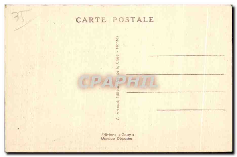 Redon (Il-et-Vil.) — L'Église et l'Abside, L'Hôtel de Ville et la Tour isolée (XIIIe s.) — Verso
