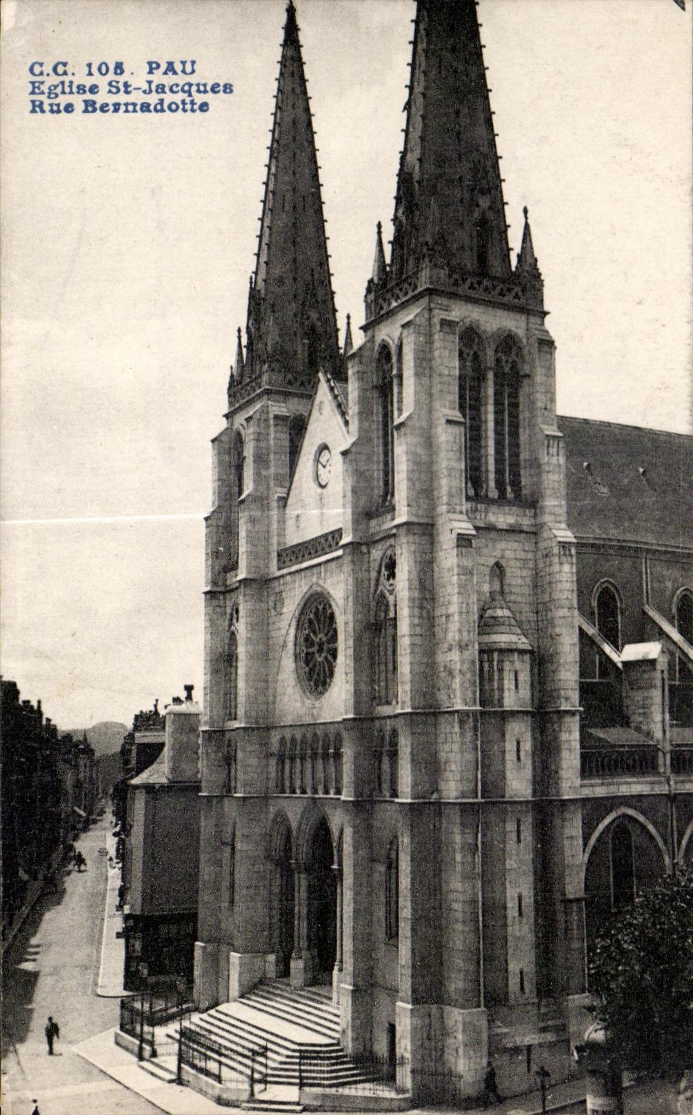Église Saint-Jacques — Pau — Rue Bernadotte — C.G. 105