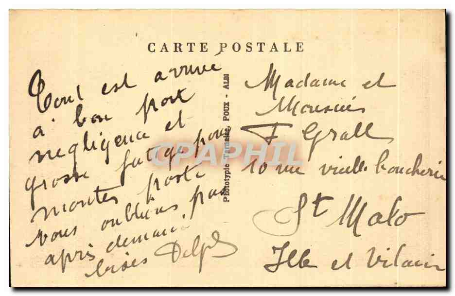 Les Trois Viaducs — Ligne de Castres à Murat — Éditeur : Le Tarn Illustre, n° 3154 — Reverso