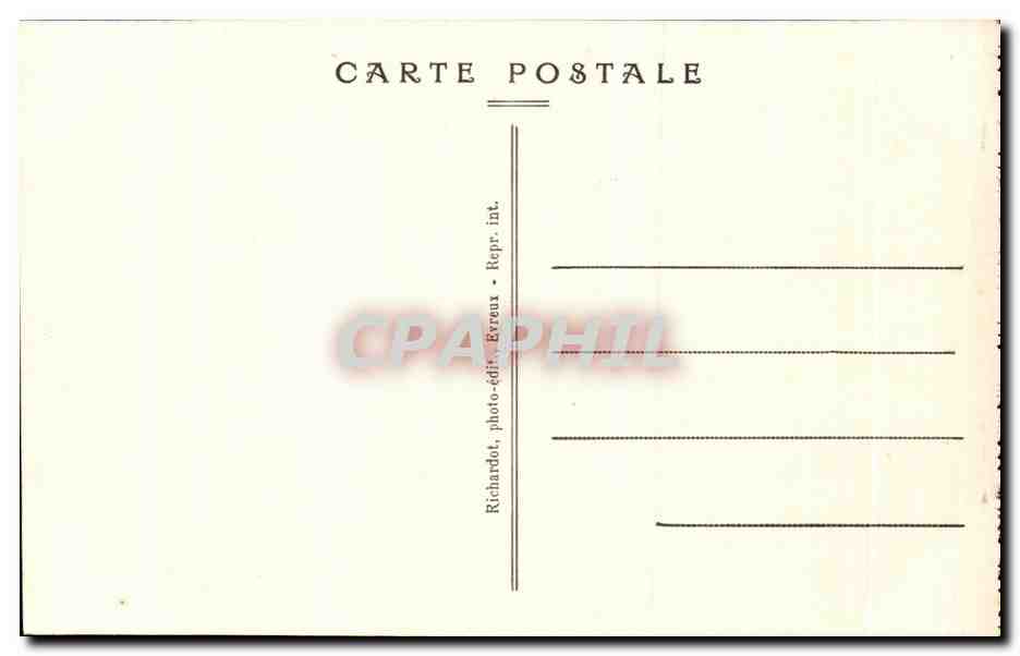 CPA Sanatoriums Emile Roux Domaine de la Musse Une Salle a Manger — Rückseite
