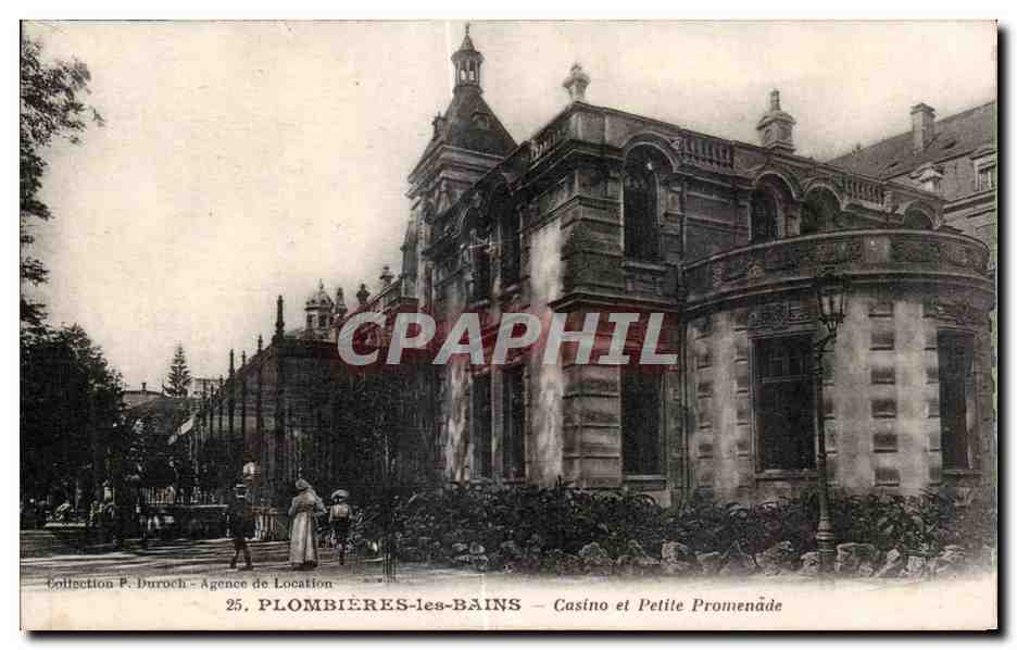 CPA Plombieres les Bains Casino et Petile Promenade