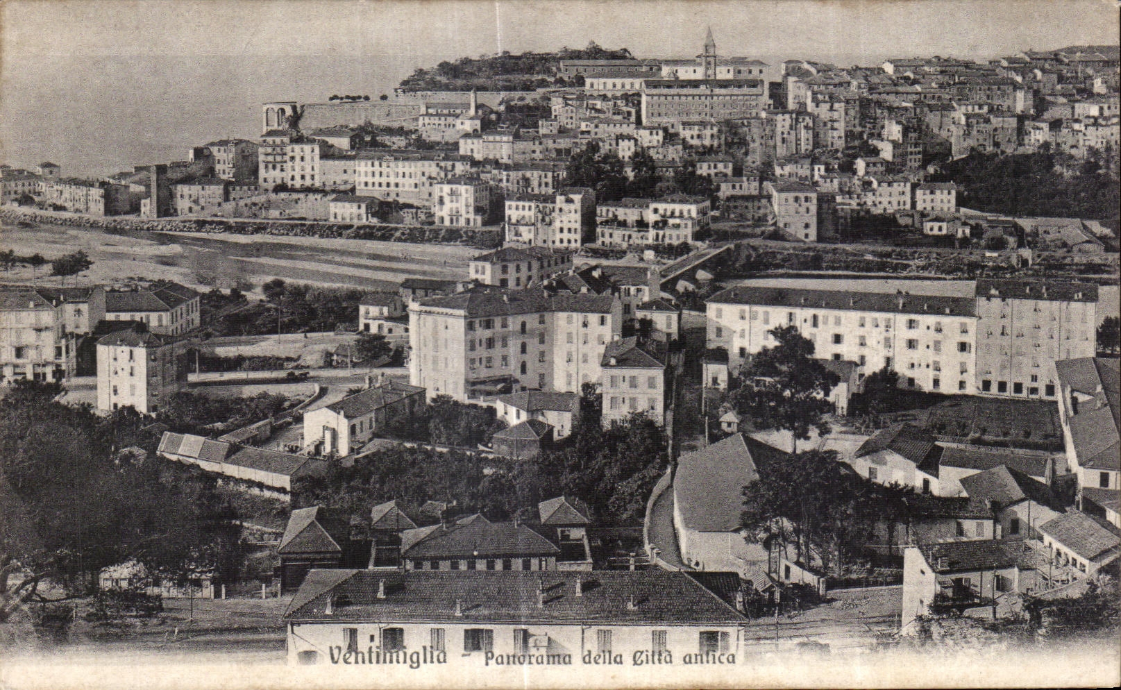 CPA Ventimiglia Pattorama della eitta antica