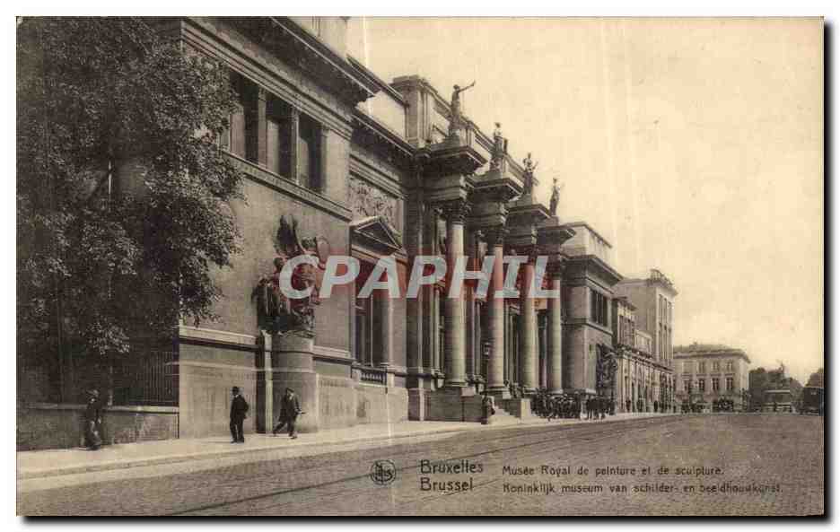 CPA Bruxelles Brussel Musee Royal de Peinture et de sculpture