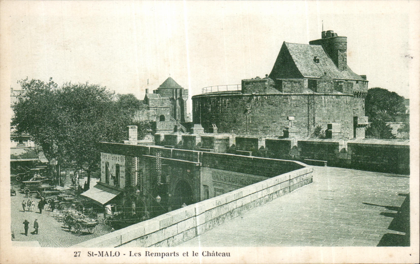 St-Malo - Les Remparts et le Château — Éditeur : Cala & Cie, n° 27